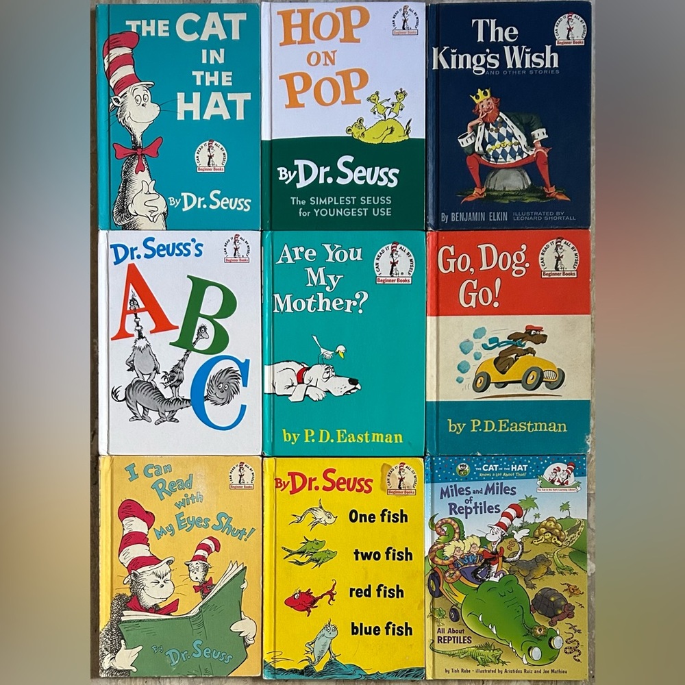 Vintage Dr. Seuss Books.